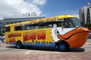 青島冒險鴨水陸觀光巴士搭乘指南 從奧帆中心啟航，牽手專業旅行社暢游